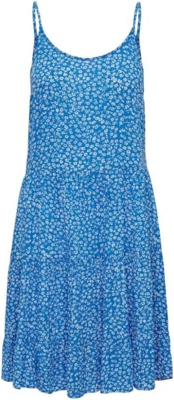 Only Short Dresses Blauw Dames