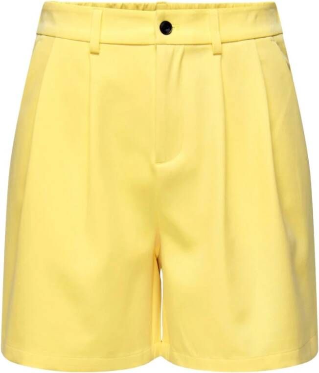 Only Short Shorts Yellow Dames