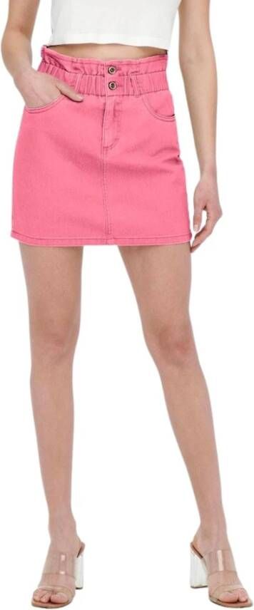 Only Short Skirts Roze Dames