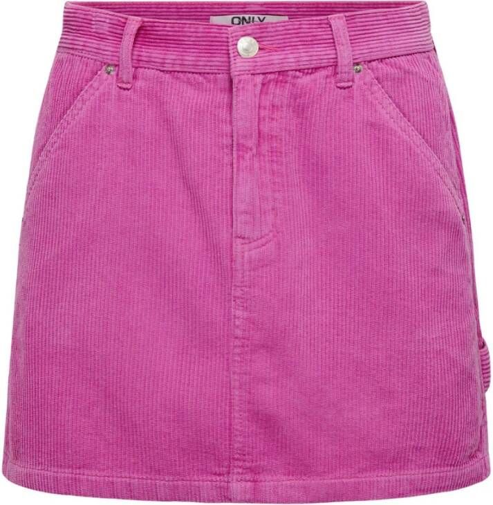 Only Short Skirts Roze Dames