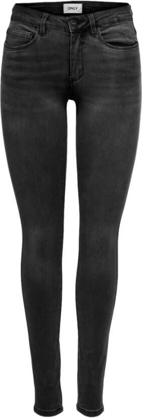 ONLY high waist skinny jeans ONLROYAL dark grey denim regular - Foto 6