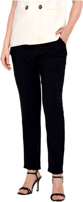 Only Skinny Trousers Zwart Dames