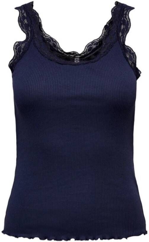 Only Sleeveless Top Blauw Dames