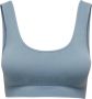 Only Blauwe Stretch Mouwloze Bh Top Blue Dames - Thumbnail 1