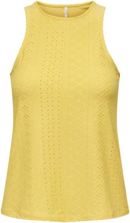 Only Sleeveless Tops Geel Dames