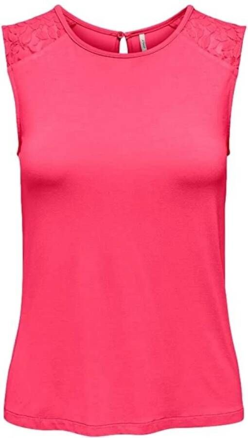 Only Roze Dames Shirt Pink Dames