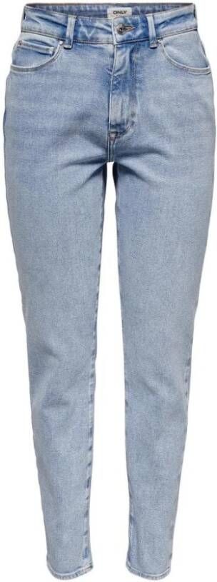 Only Slim-fit Jeans Blauw Dames