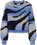 Only Round-neck Knitwear Blauw Dames - Thumbnail 1