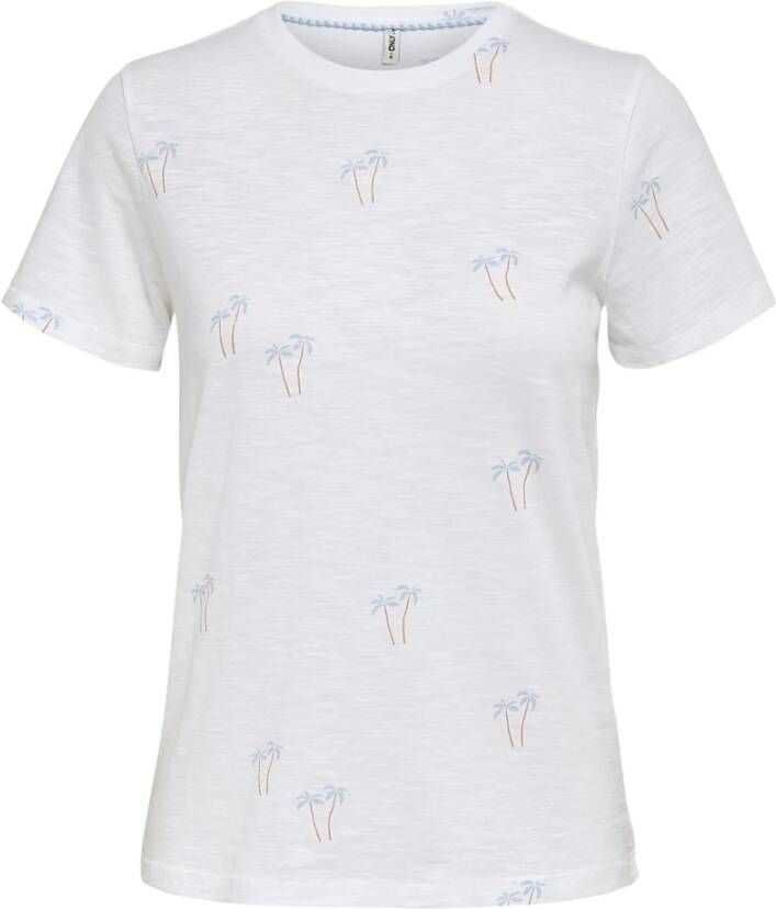 Only T -shirt 15231593 White Dames