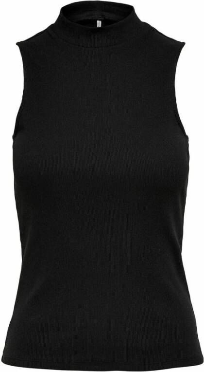 Only t-shirt Zwart Dames