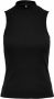 Only Geribde tanktop ONLNESSA S L HIGHNECK RIB TOP JRS NOOS - Thumbnail 2