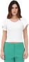 Only Achter Pullover T-Shirt Lente Zomer Collectie White Dames - Thumbnail 12