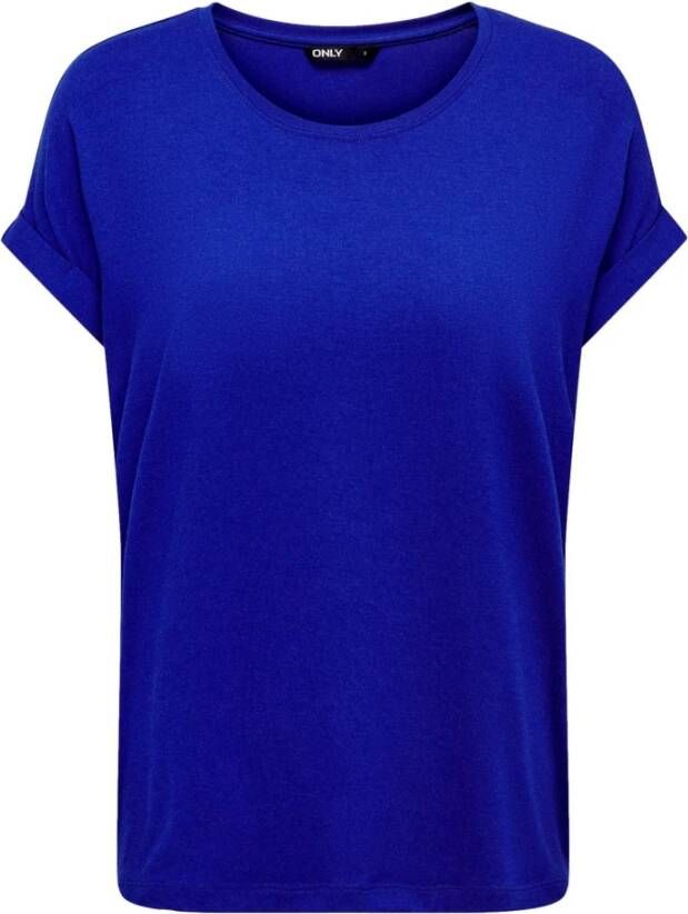Only T-Shirts Blauw Dames