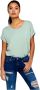 Only Dames-T-shirt Moster manches courtes col rond Blauw Dames - Thumbnail 2