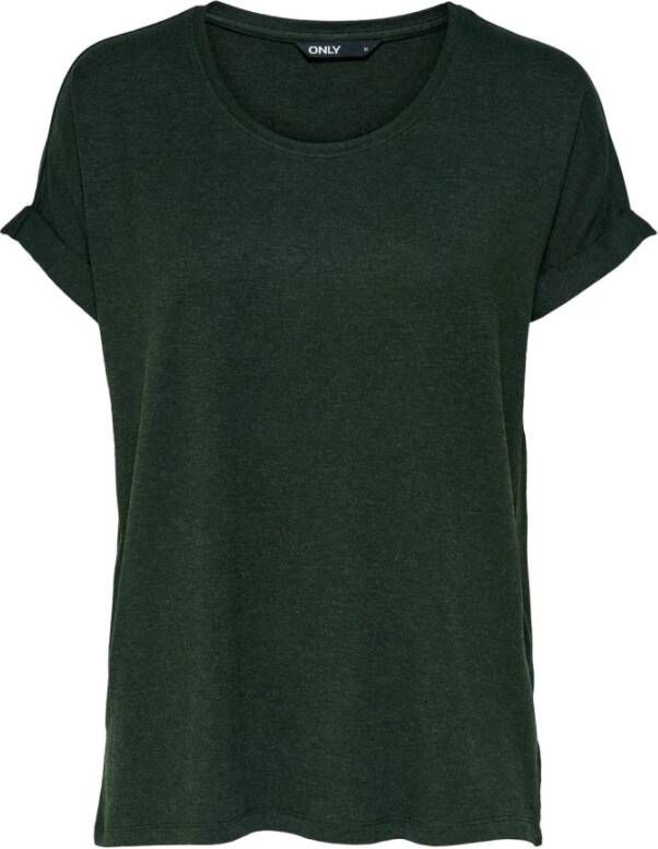 Only Stijlvolle Rosin T-shirt voor vrouwen Green Dames