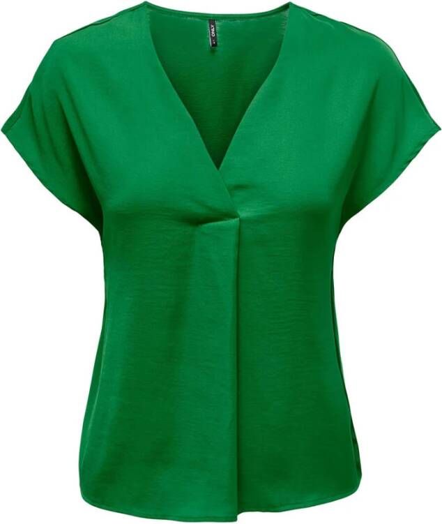 Only T-shirts Groen Dames