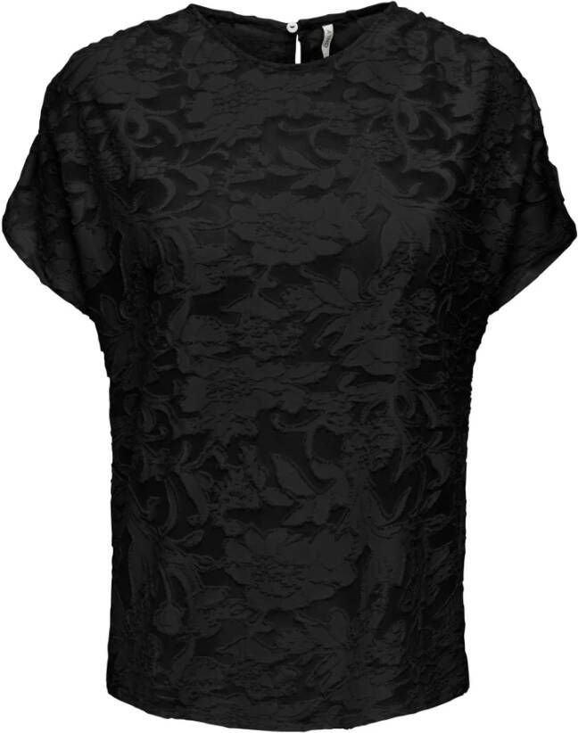 Only Stijlvol Zwart T-shirt | Freewear Zwart Black Dames