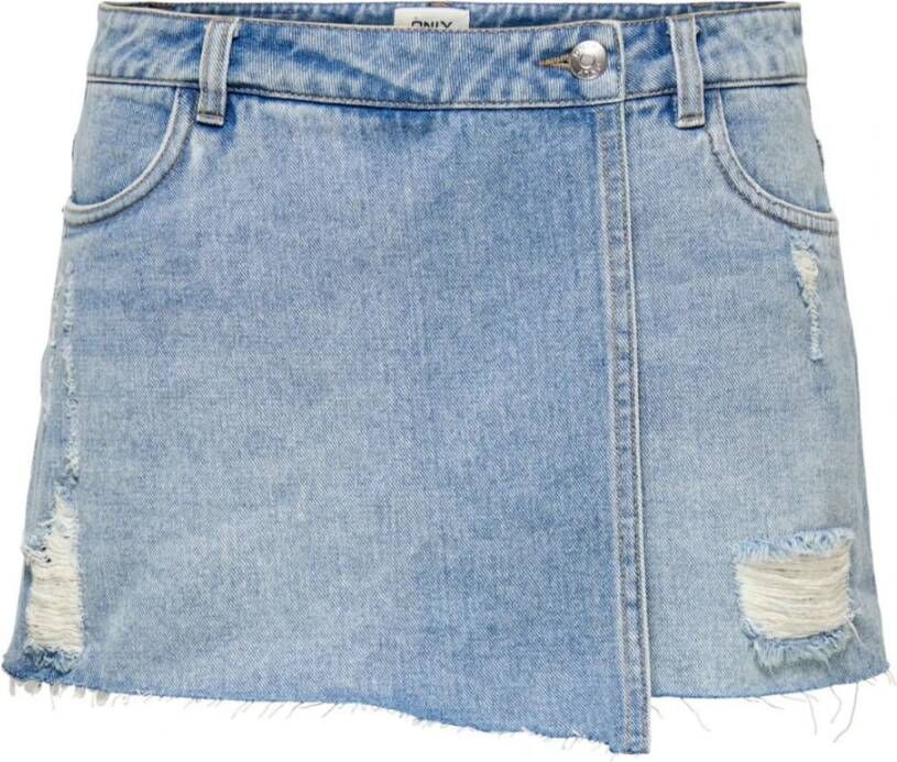 Only Regular fit korte jeans in wikkellook model 'TEXAS'