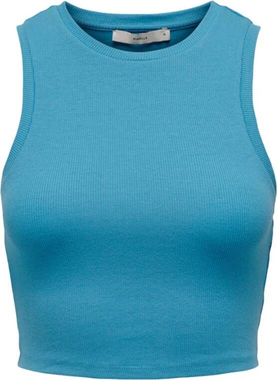 Only Top zonder mouw Blauw Dames