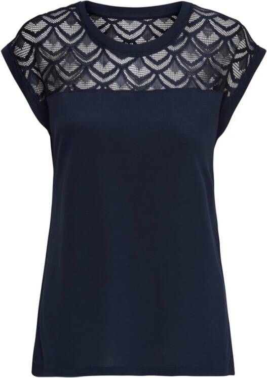 Only Kanten shirt ONLNICOLE – Kantdetails voor elegante verschijning in het dagelijks leven - Foto 1