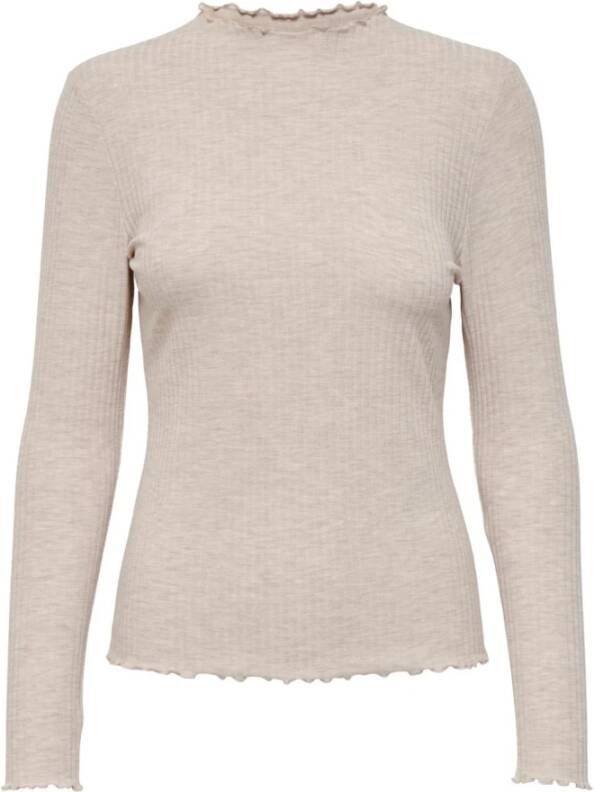 Only Women& Knitwear Beige Dames