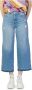 Only Blauwe effen Jeans met ritssluiting en knoopsluiting Blue Dames - Thumbnail 1