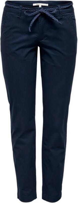 Only Women's Trousers Blauw Dames
