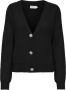 Only Onlella Piumo LS Cardigan CC KNT Zwart | Freewear Zwart Black Dames - Thumbnail 2