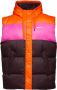 OOF Wear Kleur Blok Hooded Gilet van Nylon Multicolor Dames - Thumbnail 1