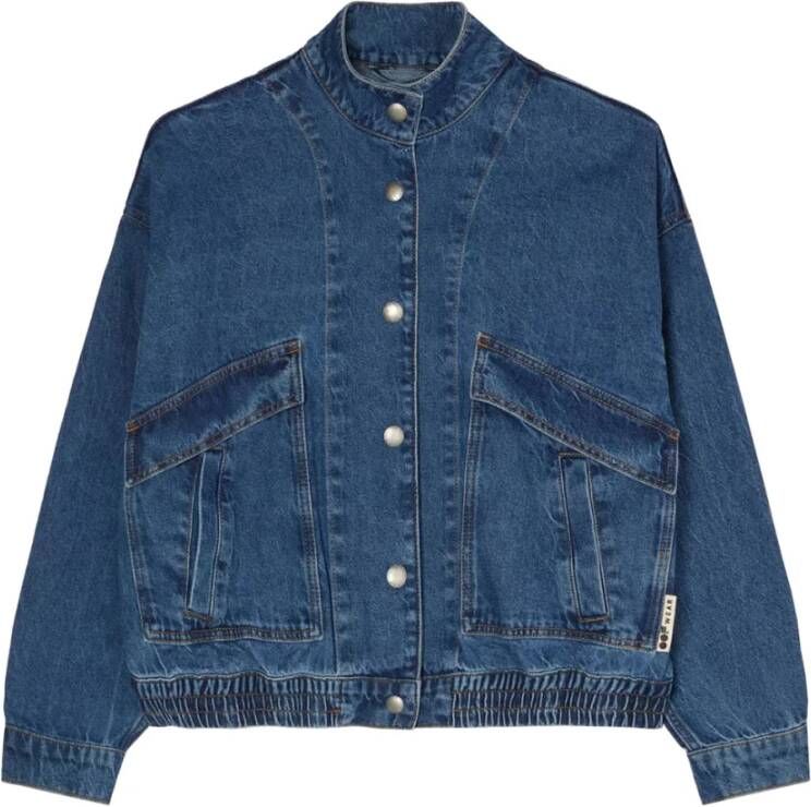 OOF Wear Denim Jackets Blauw Dames
