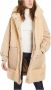 OOF Wear Vanille Parka met Geribbelde Manchetten Beige Dames - Thumbnail 3