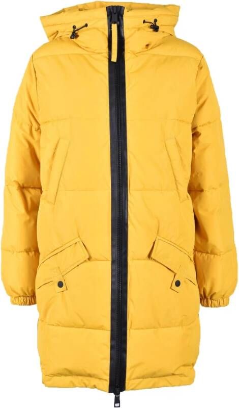 OOF Wear Gele Gewatteerde Jas voor Vrouwen Yellow Dames