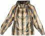 OOF Wear Oversized Geruite Korte Jas met Capuchon Multicolor Dames - Thumbnail 1