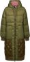 OOF Wear Bicolor Nylon Parka met Ribgebreide Manchetten Green Dames - Thumbnail 1