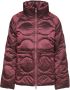 OOF Wear Korte Gewatteerde Jas Lila Golven Pink Dames - Thumbnail 3