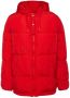 OOF Wear Rode Oversized Pufferjas Red Dames - Thumbnail 1