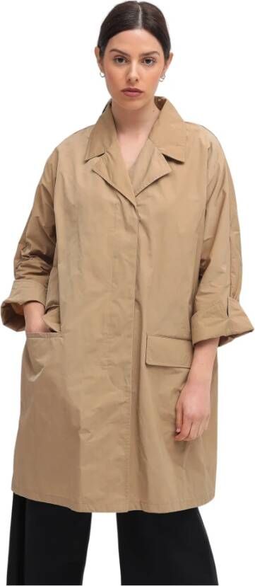 OOF Wear Beige Waterdichte Trenchcoat Brown Dames