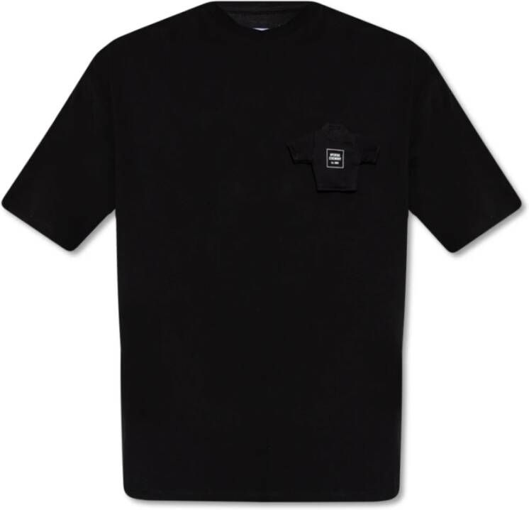 Opening Ceremony Opgezette T-shirt Black Heren