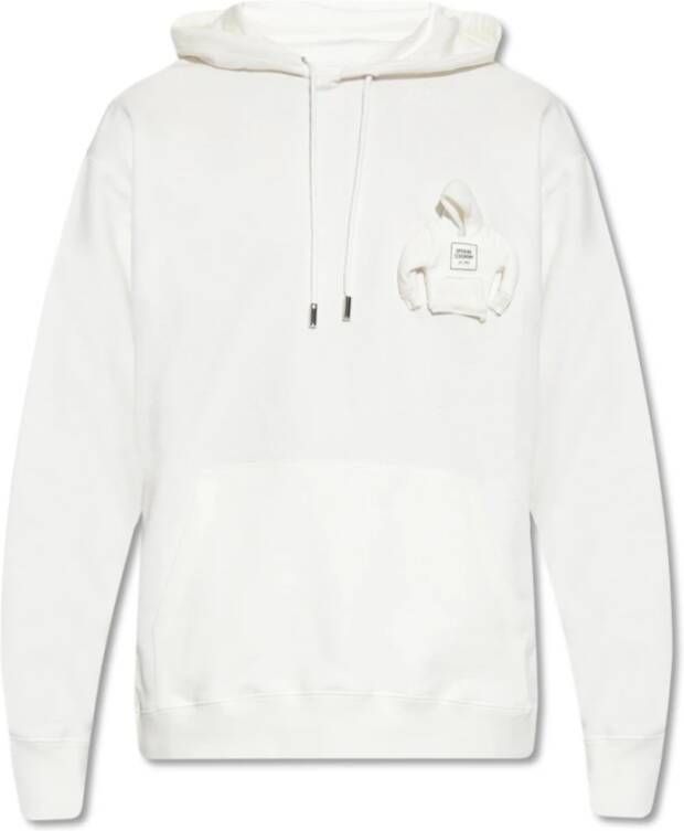 Opening Ceremony Appliqu�d hoodie Wit Heren