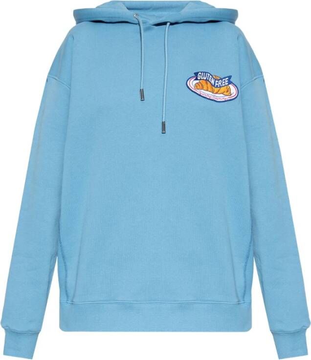 Opening Ceremony Hoodie with logo Blauw Dames