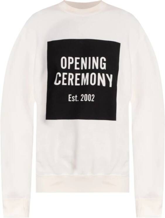 Opening Ceremony Sweatshirt met logo White Dames