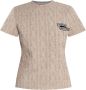 Opening Ceremony Top met geborduurd logo Beige - Thumbnail 2