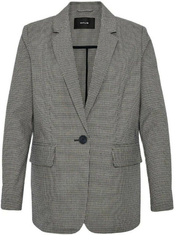 Opus Blazer met pied-de-poule-dessin model 'Jujeme'