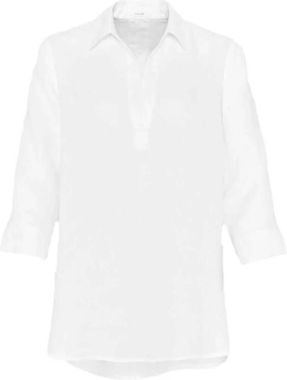 Opus Linnen blouse in effen design model 'Fengani'