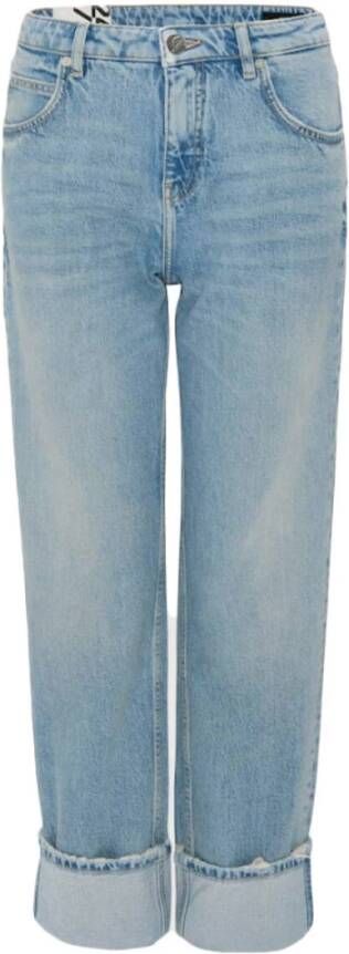 Opus Cropped Jeans Blauw Dames