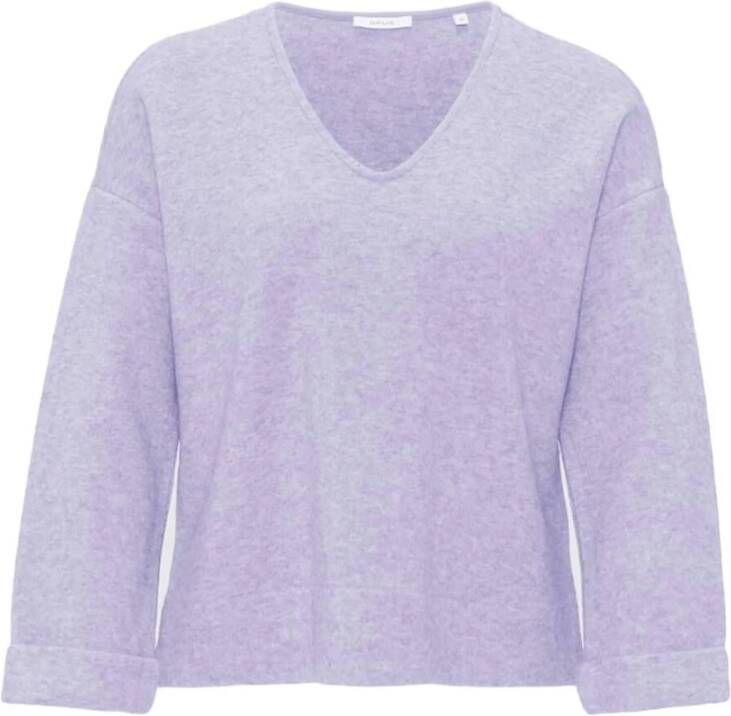 Opus Gelela Sweatshirt Purple Dames