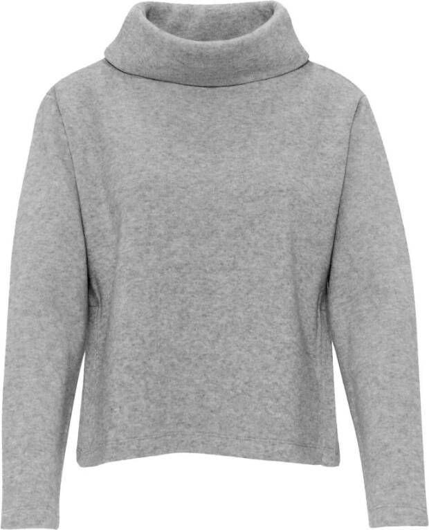 Opus Sweatshirt in gemêleerde look model 'Gingy'