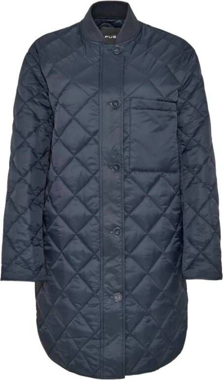 Opus Lange jas met borstzak model 'Hellina'