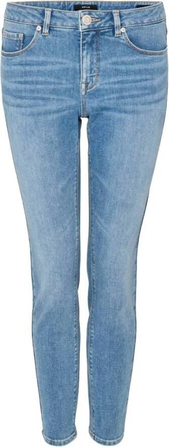 Opus Ocean Blue Skinny Jeans voor Vrouwen Blue Dames