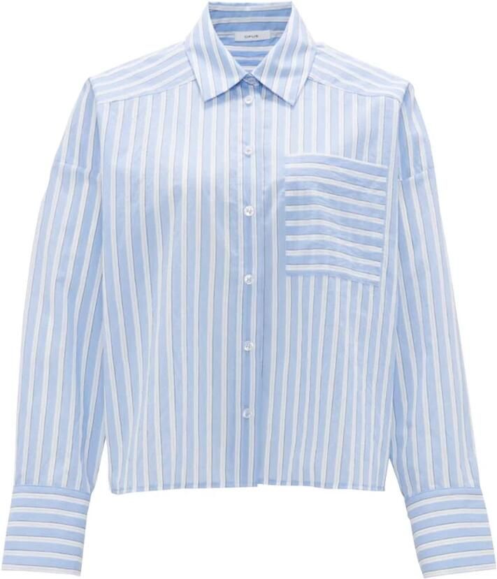 Opus Regular fit overhemdblouse met borstzak model 'Fokia' - Foto 4